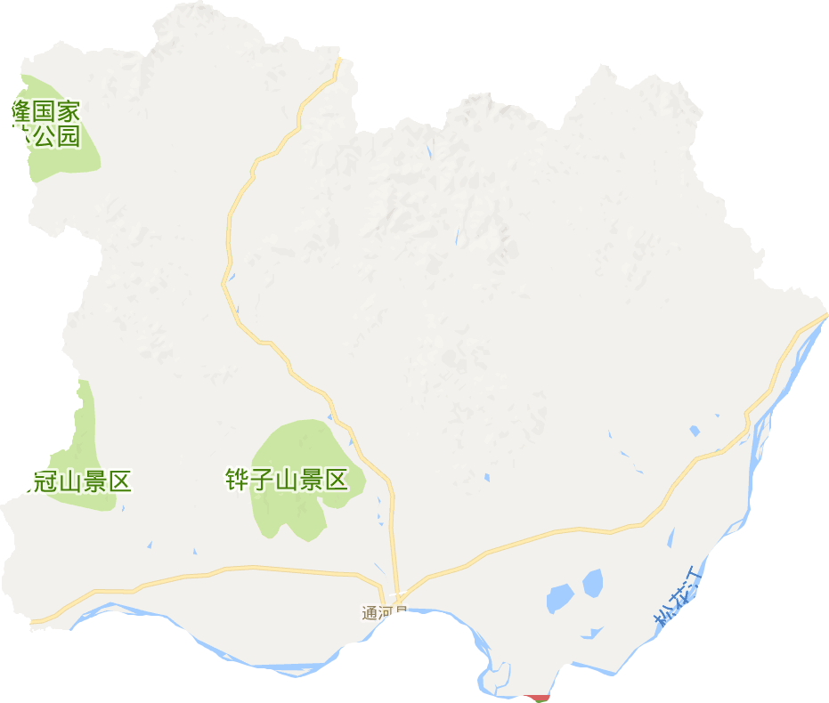 通河縣電子地圖