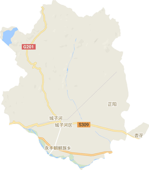 城子河區(qū)電子地圖