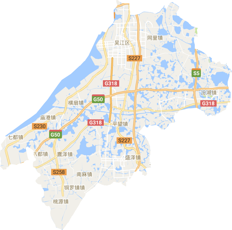 吳江區電子地圖