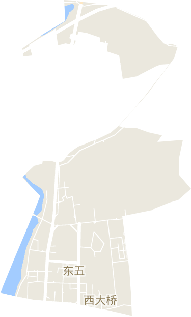 西大橋街道電子地圖