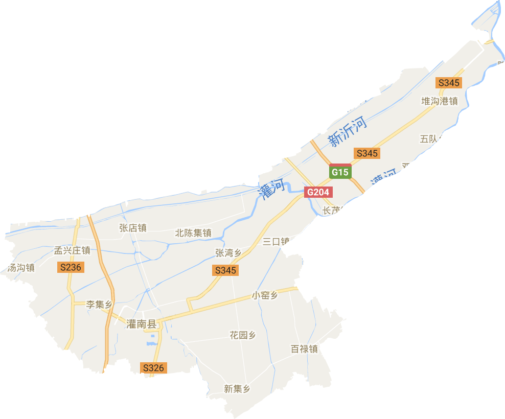 灌南縣電子地圖
