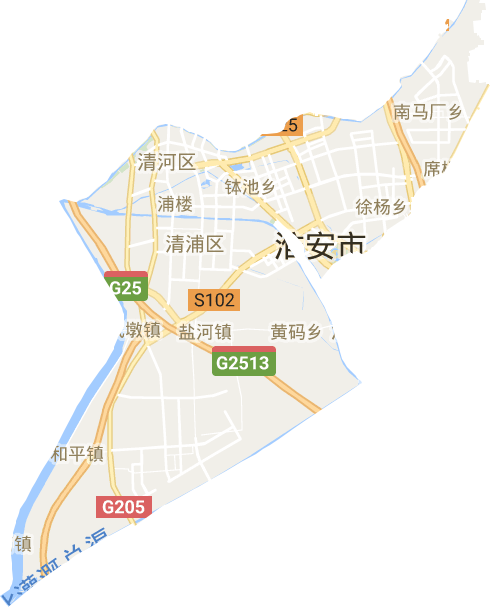 清江浦區電子地圖