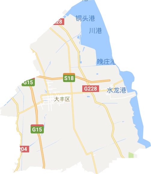大豐區電子地圖