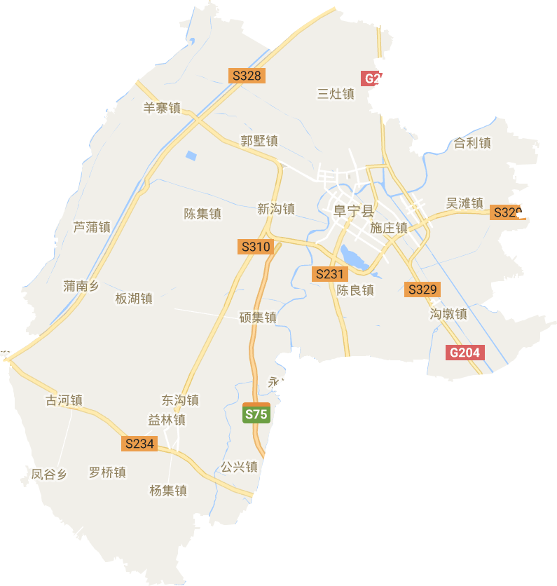阜寧縣電子地圖