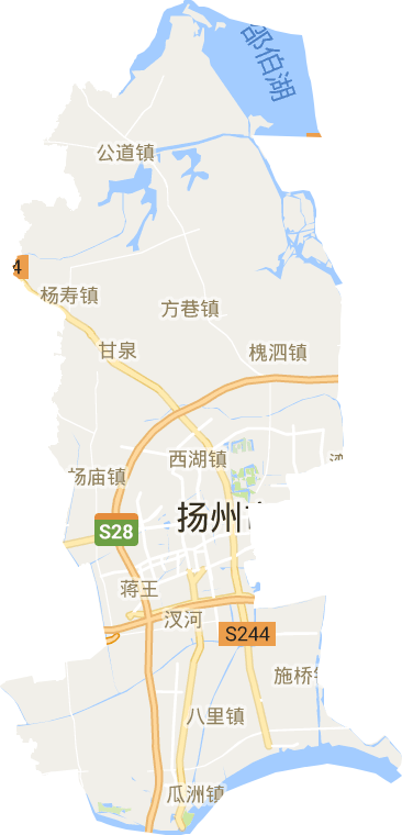 邗江區電子地圖