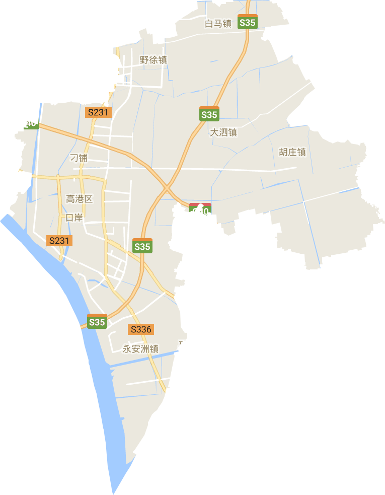 高港區電子地圖