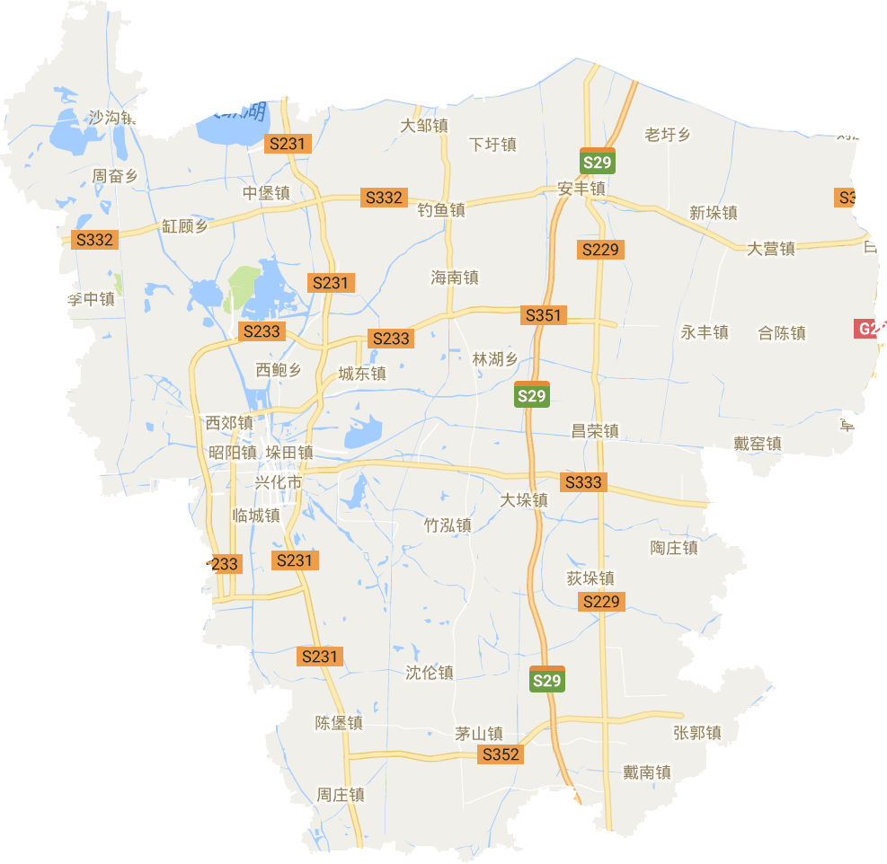 興化市電子地圖