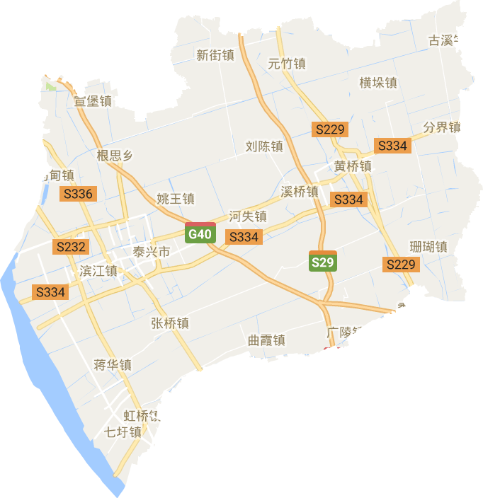 泰興市電子地圖