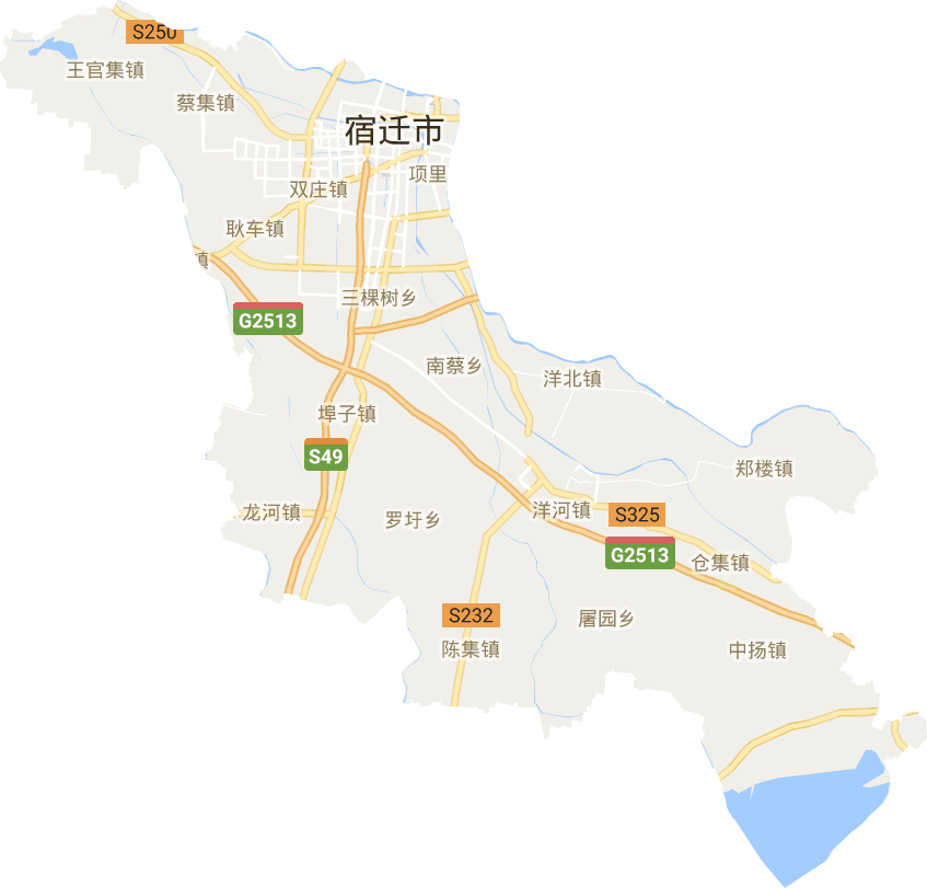 宿城區(qū)電子地圖