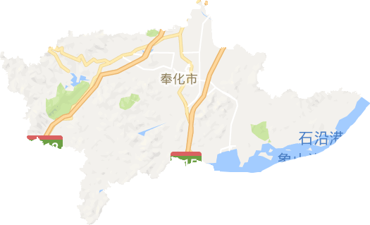 奉化區電子地圖