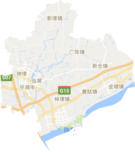 平湖市電子地圖