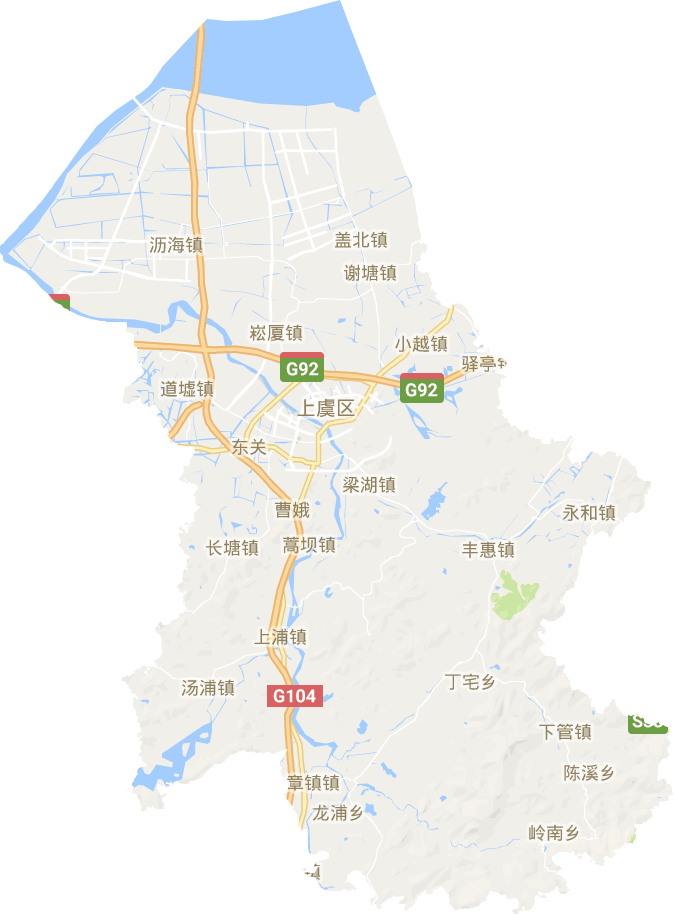 上虞區電子地圖