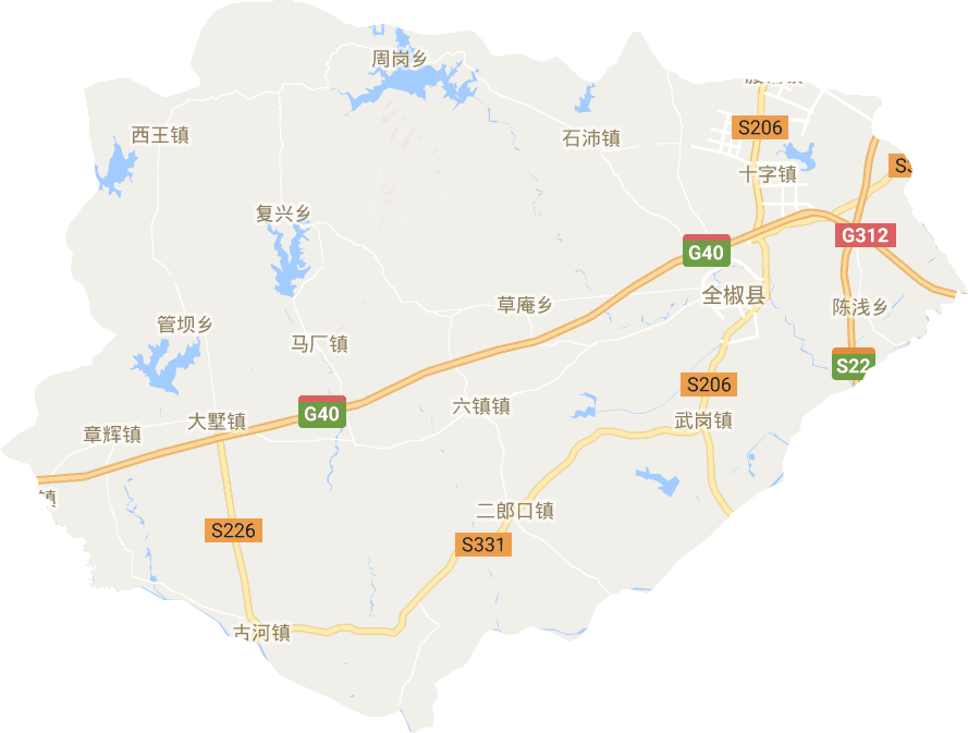 全椒縣電子地圖