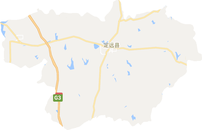定遠縣電子地圖
