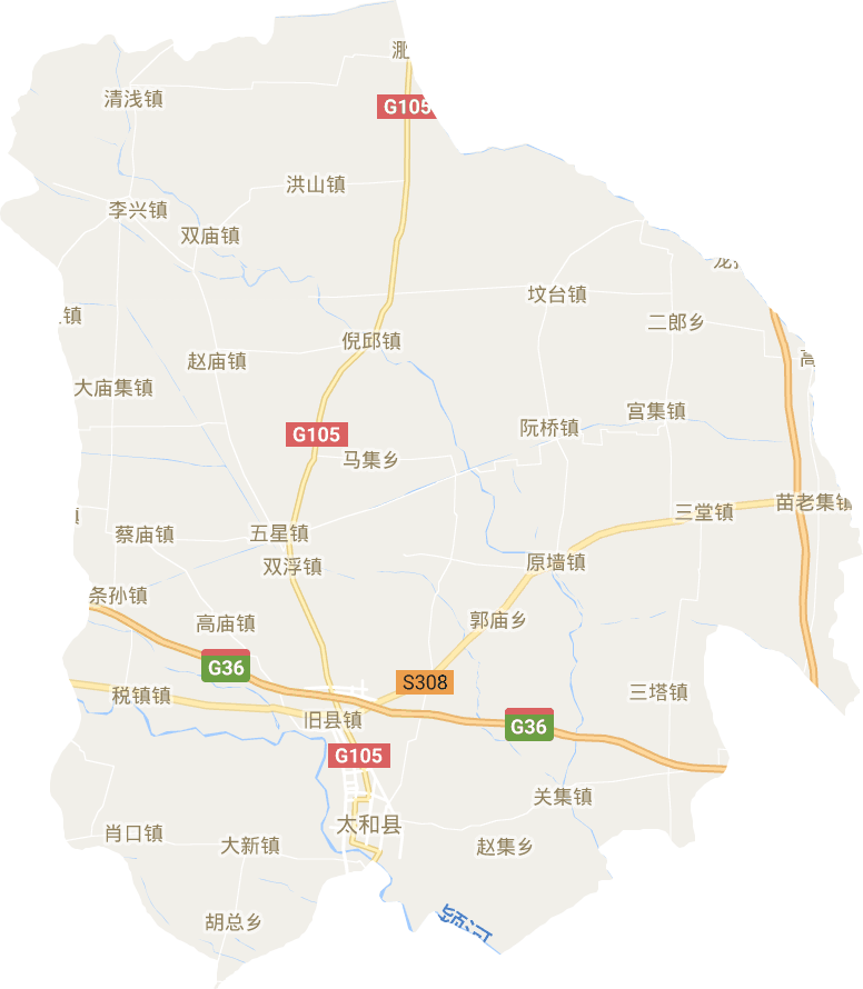太和縣電子地圖