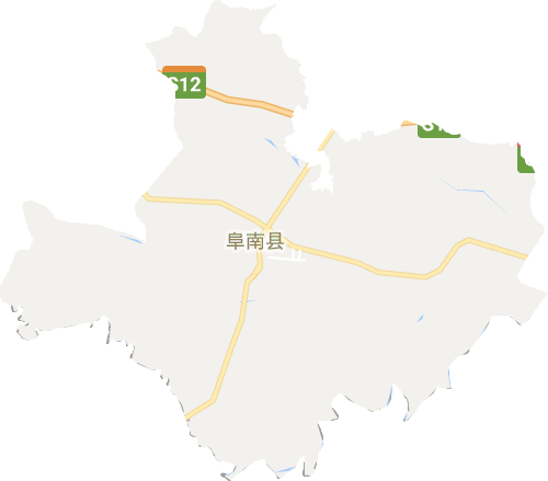 阜南縣電子地圖