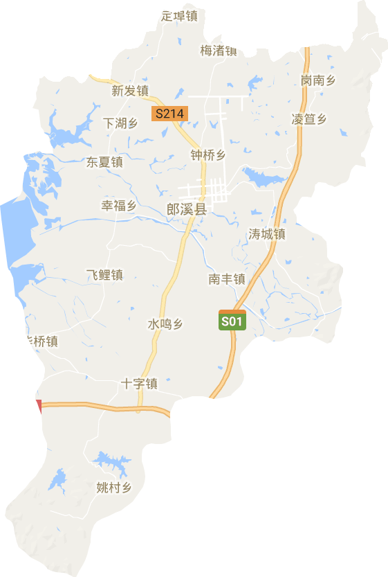 郎溪縣電子地圖