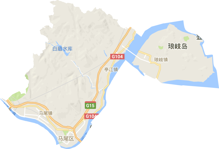 馬尾區電子地圖
