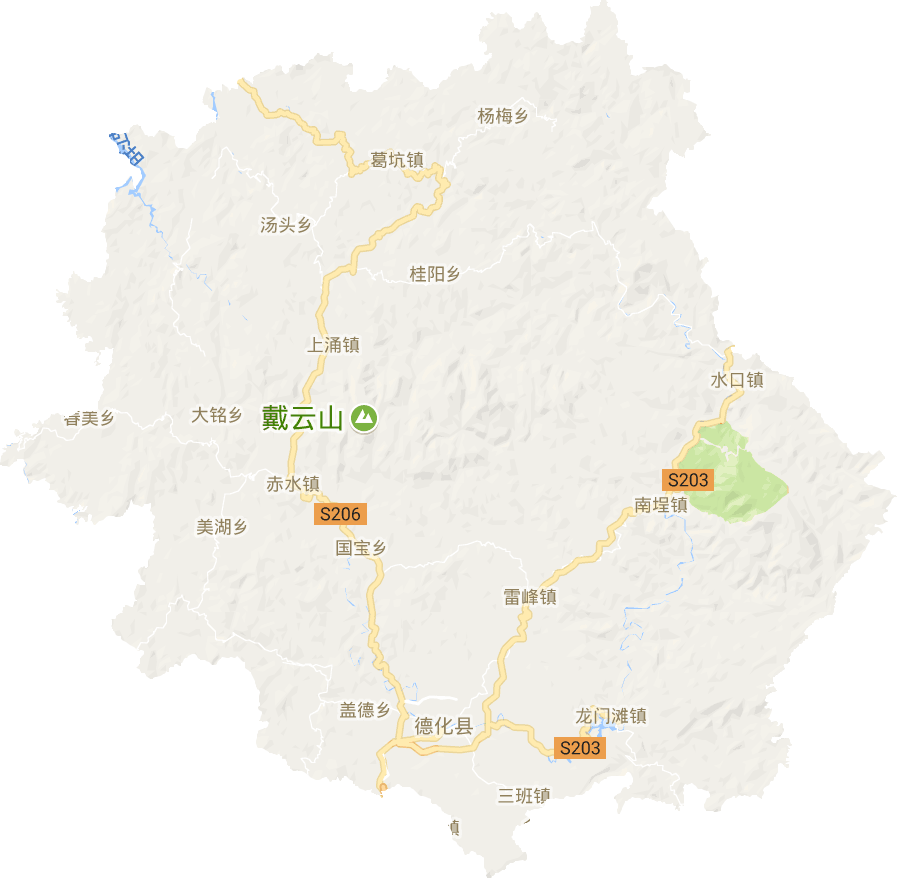 德化縣電子地圖
