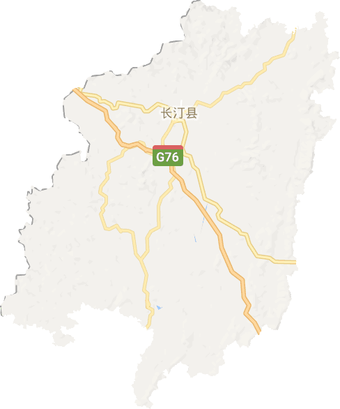 長汀縣電子地圖
