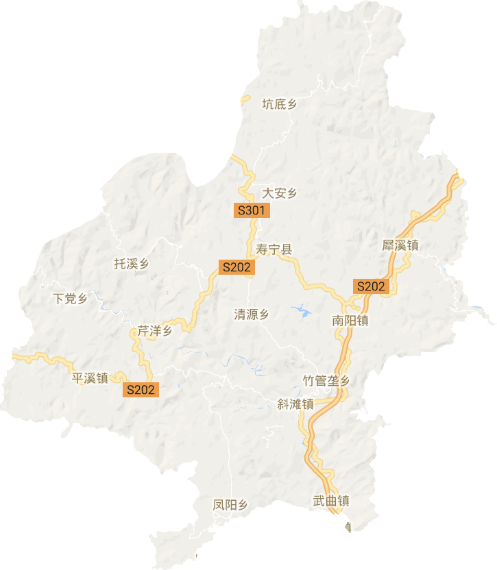 壽寧縣電子地圖