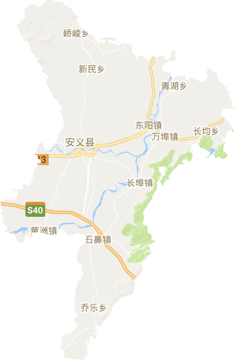 安義縣電子地圖