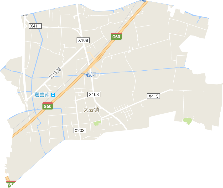 大云鎮(zhèn)電子地圖