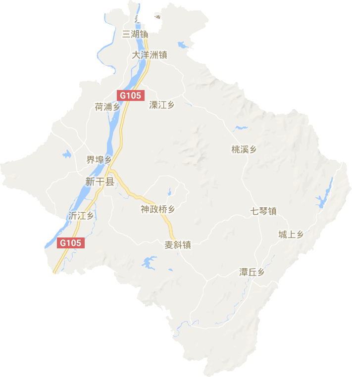 新干縣電子地圖