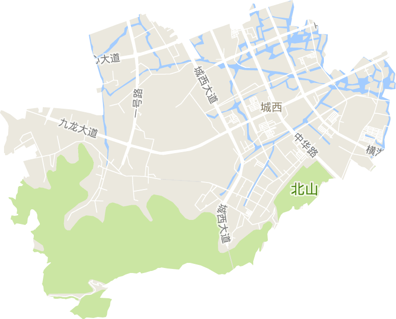 城西街道電子地圖