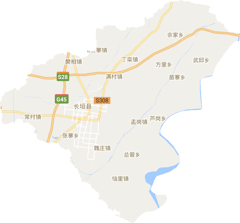 長垣縣電子地圖