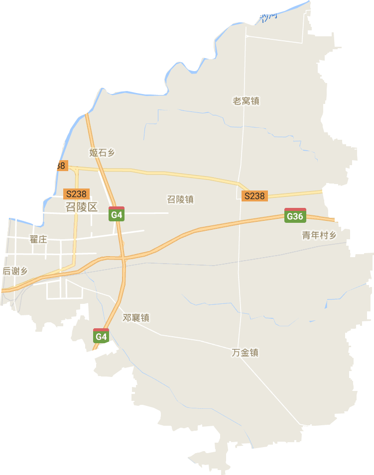 召陵區(qū)電子地圖