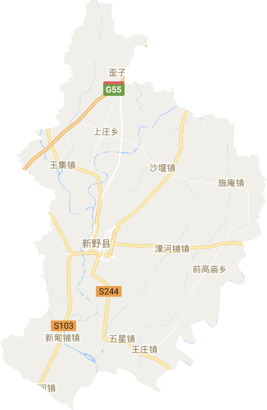 新野縣電子地圖