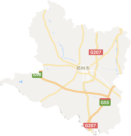 鄧州市電子地圖