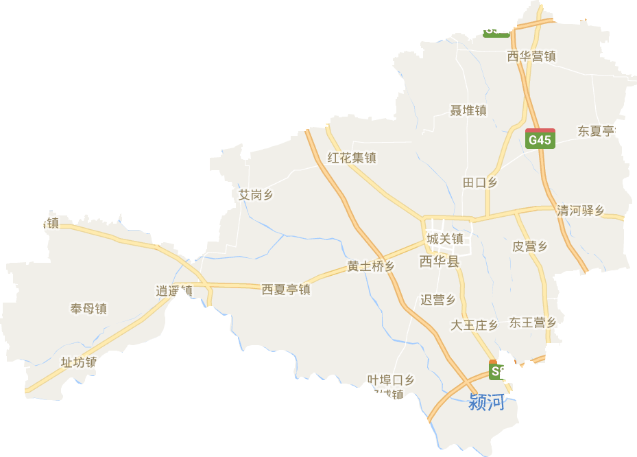 西華縣電子地圖