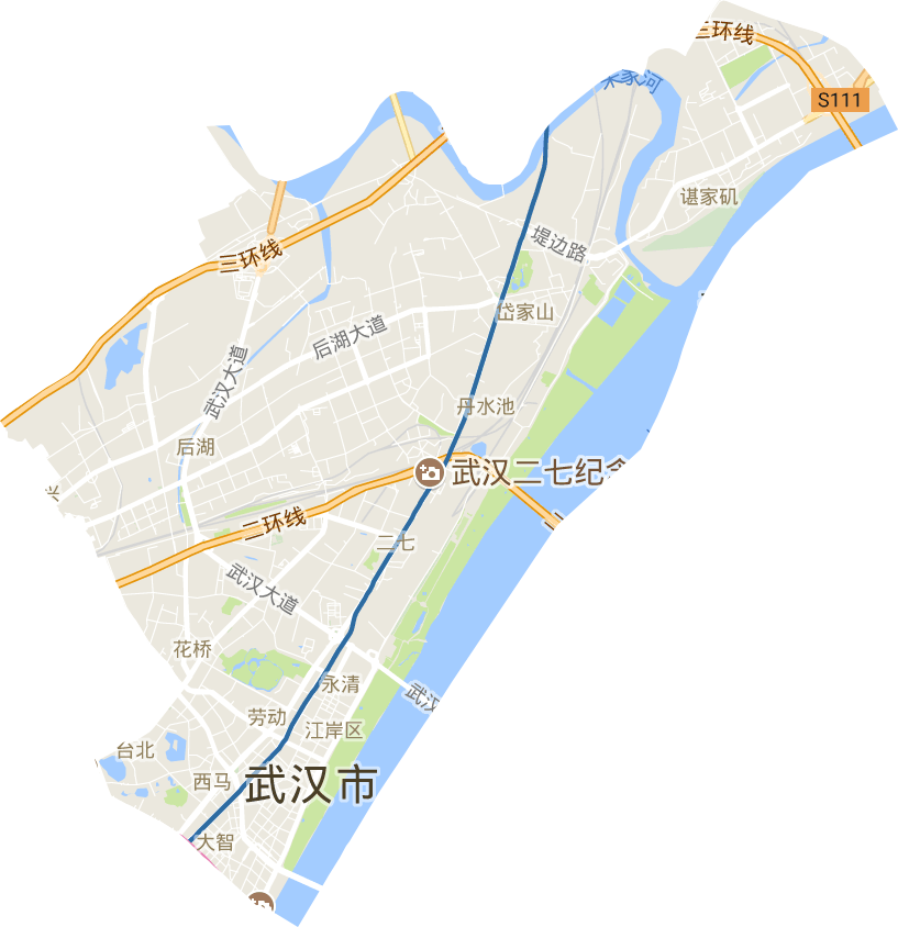 江岸區電子地圖