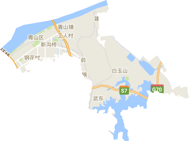 青山區電子地圖