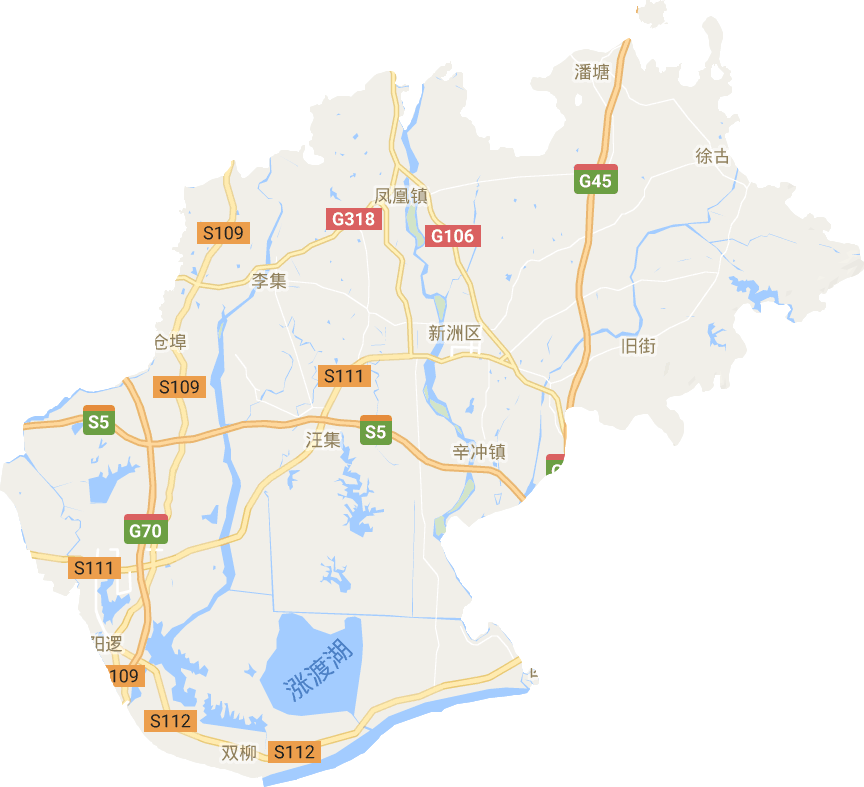 新洲區電子地圖