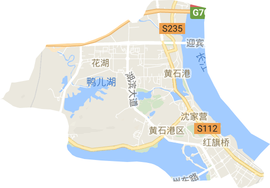 黃石港區電子地圖