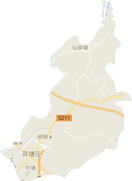 荷塘區電子地圖