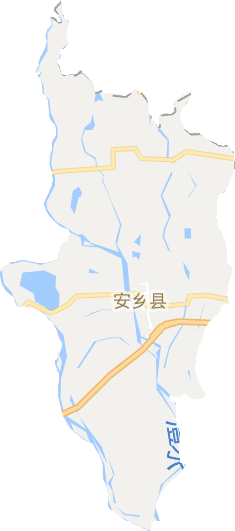 安鄉縣電子地圖