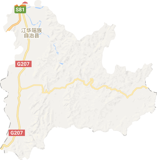 江華瑤族自治縣電子地圖