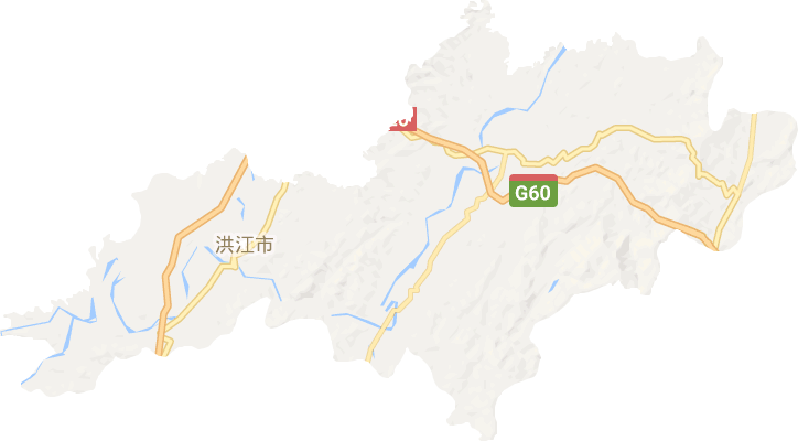 洪江市電子地圖
