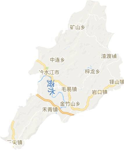 冷水江市電子地圖