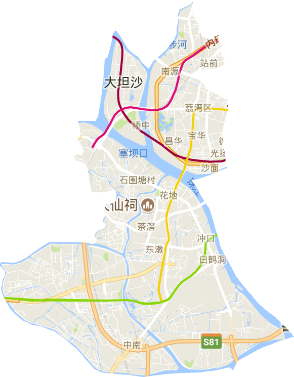 荔灣區電子地圖