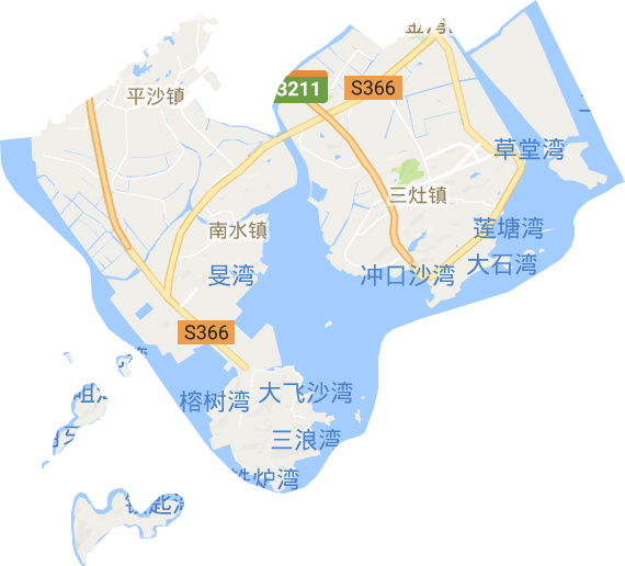 金灣區電子地圖