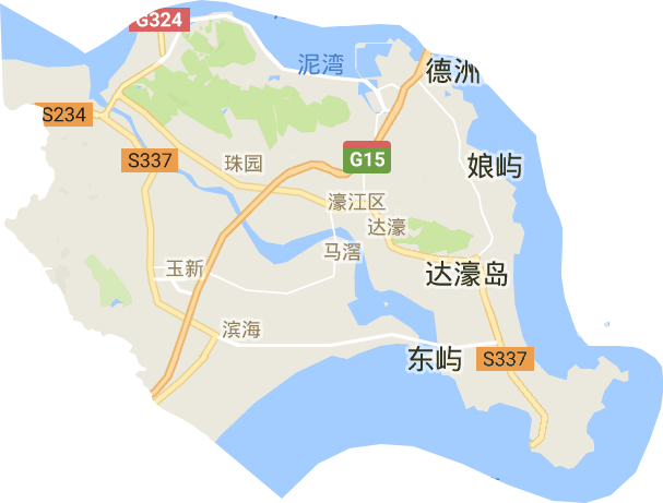 濠江區電子地圖