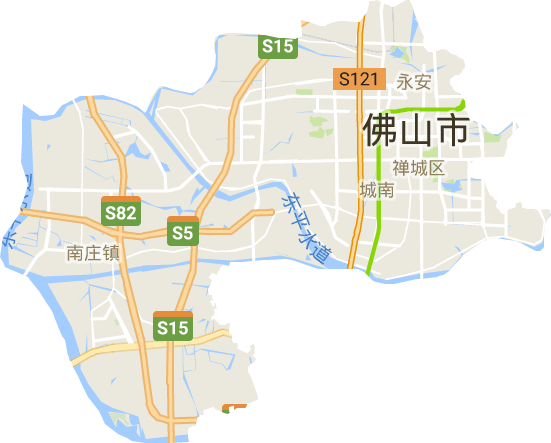 禪城區電子地圖