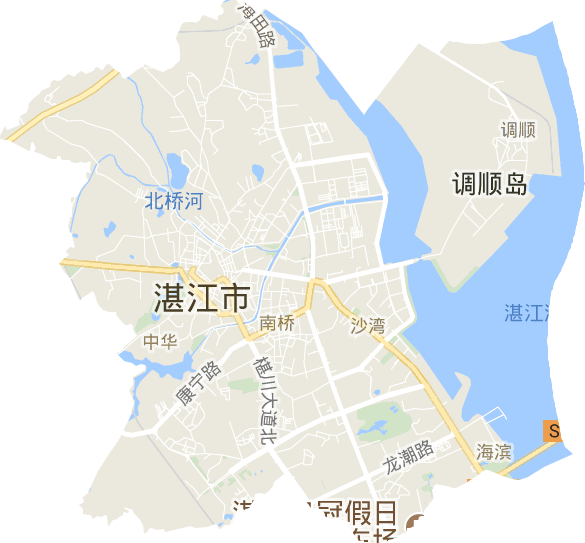 赤坎區電子地圖