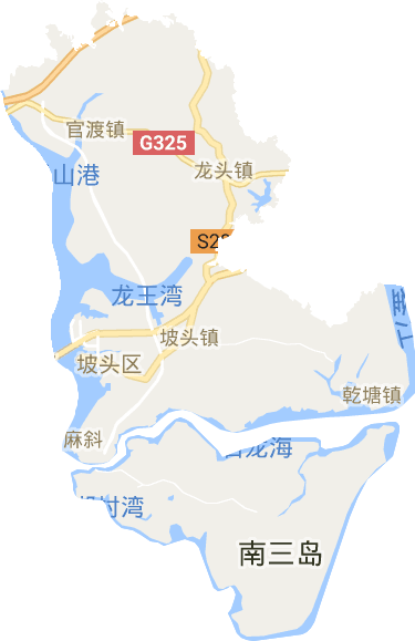 坡頭區電子地圖