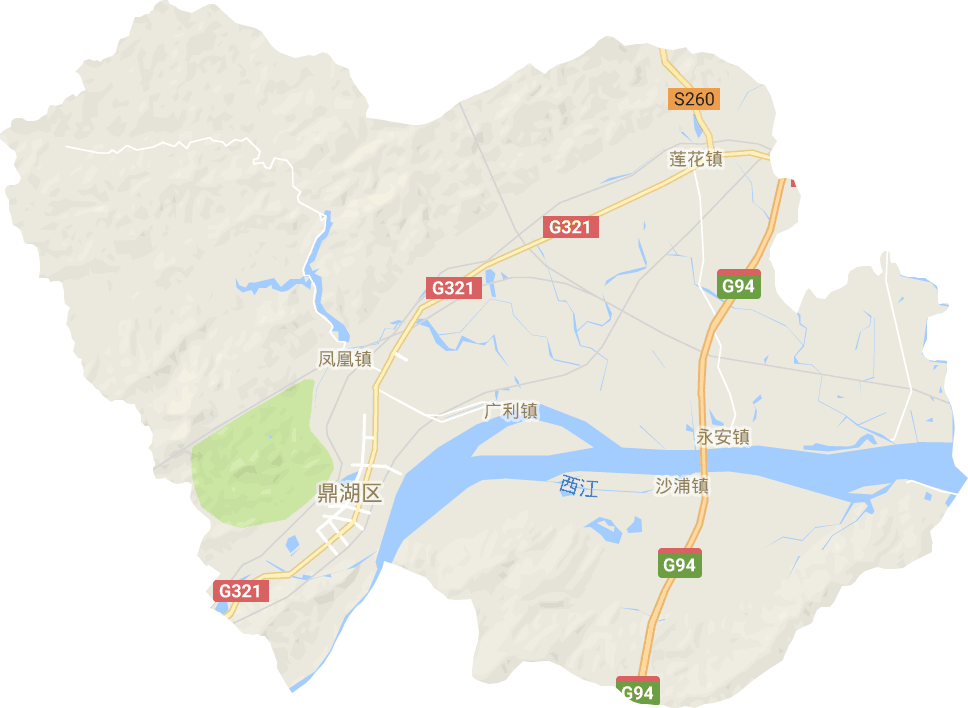 鼎湖區電子地圖